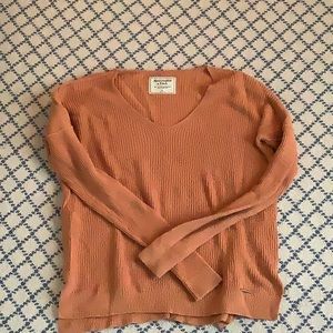 Oversized orange sweater